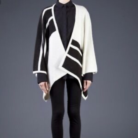 New! Brochu Walker Alpaca Wool Stripes City Poncho